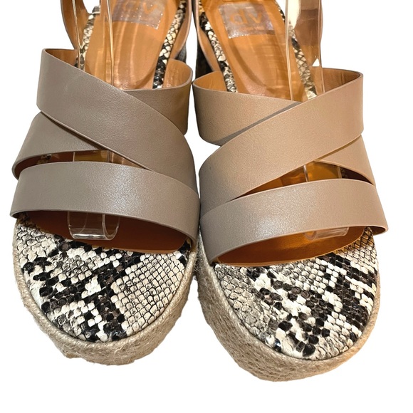 Dolce Vita Varda Ankle Strap Espadrille Platform Wedge Sandals Women's Sz 8.5 - Picture 7 of 13